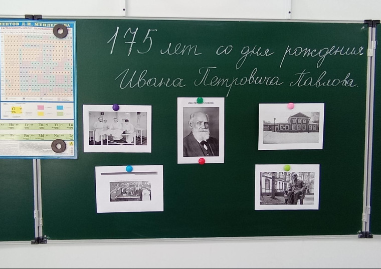 175 лет со дня рождения великого русского ученого Ивана Петровича Павлова.