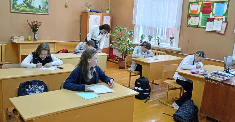 В школе прошла Всероссийская акция "Письмо солдату"..
