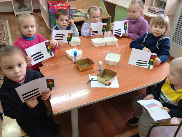 Знакомство с ПДД в дошкольной группе..